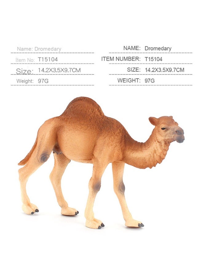 NIBEMINENT Desert Simulation Solid Camel Model Figurine - Realistic Decor Piece