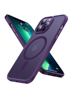 INFOSUN INFOSUN iPhone 13 Pro Case Cover Compatible with Magsafe Magnetic Designed Shockproof Case Translucent Matte Protective Cover Back Hard Cases with Magnet for iPhone 13 Pro Case  - Image 1