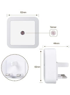 Alruht 6 Pack LED Small Night Light, 0.5W Plug in Night Lights with Dusk to Dawn Sensor, Bedside Lamps for Hallway, Stairs, Kitchen, Bathroom, Bedroom  - Image 2