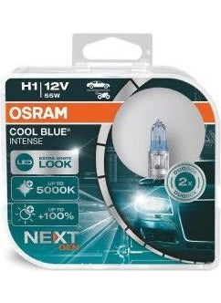 Osram H1 Cool Blue Intense Next Gen 5000K White Light 2  - Image 1