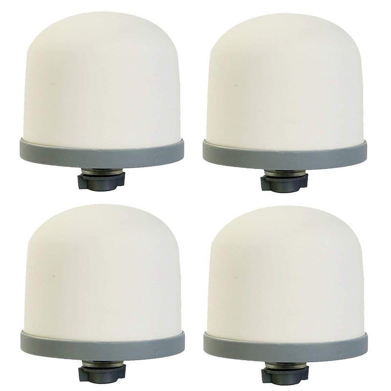 HUINING Huining Ceramic Dome Water Filter Replacement Filter for Water PreFiltration Unit Filter Media Replacement 015 to 05 Micron for Household Water Bucket Filtration System Water Pitcher 4pcs 