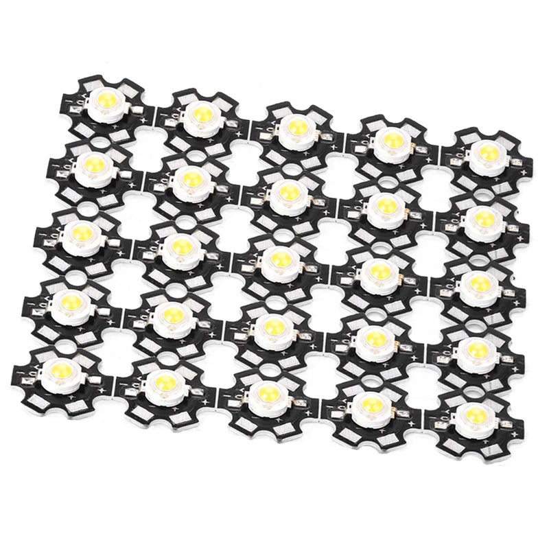 25PCS High Bright Integrated Chip Light Source LED Bead Spotlight Bulb White 30000-35000K - Image 2