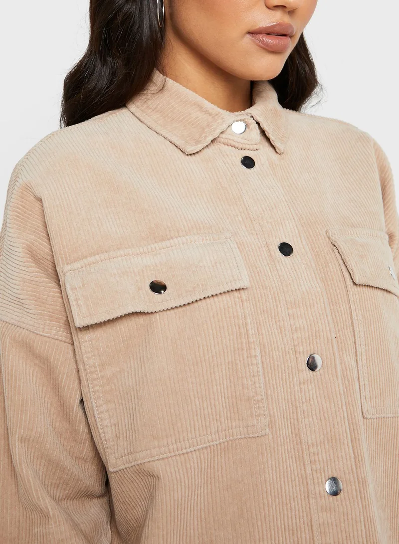 TOPSHOP Pocket Detail Shirt