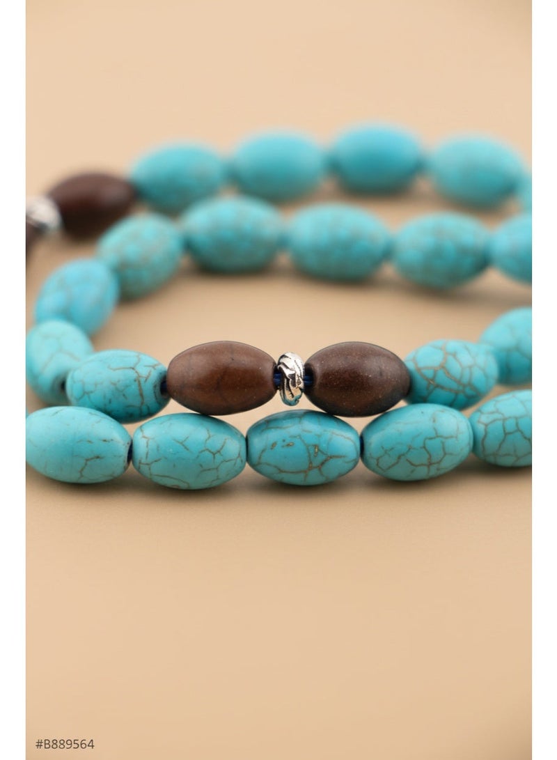 Kamins Collection Turquoise & Rosewood Tasbih - Image 5