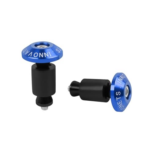 CHIFUN Universal 7/8" 22mm Bar Ends Plug Slider Aluminum Handlebar Grips Bar End Caps Replacement for Motorbike Racing ATV Offroad Street Bike Dirt Bike Scooters(Blue) - Image 2