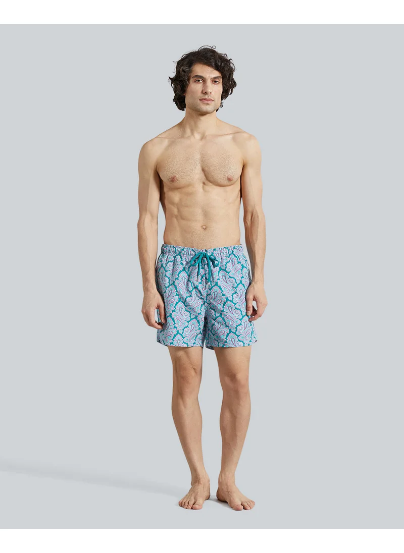 غانت Gant Paisley Print Swim Shorts – Quick-Dry Fabric, Tailored Shape