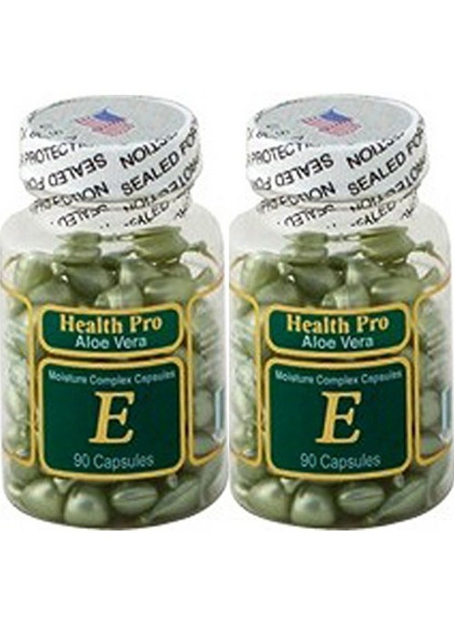 Nu-Health - Vitamin E Skin Oil Aloe Vera 90 Softgels (Pack Of 2) - Image 1