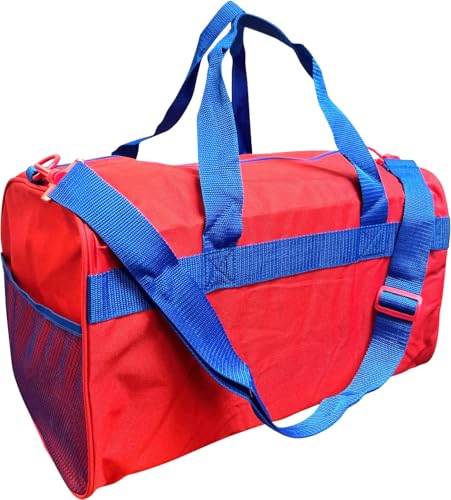 Ruz 18 Inch Kids Duffel Bag Overnight Carry-On Travel And Sports Bag (Cars Lightning McQueen) - Image 2