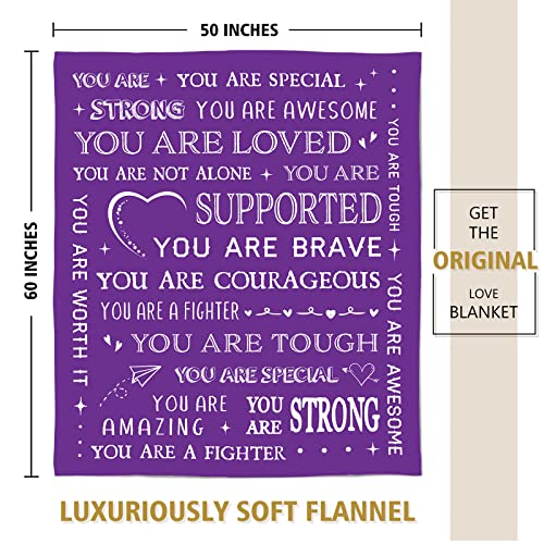 SteadStyle Blanket Gifts for Women- Get Well Blanket, Inspirational Gift for Her Him, Feel Better After Surgery Gift, Thinking of You Present for Mom Friend Sister Daughter, 60'' x 50'' - Image 3