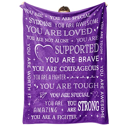 SteadStyle Blanket Gifts for Women- Get Well Blanket, Inspirational Gift for Her Him, Feel Better After Surgery Gift, Thinking of You Present for Mom Friend Sister Daughter, 60'' x 50'' - Image 1