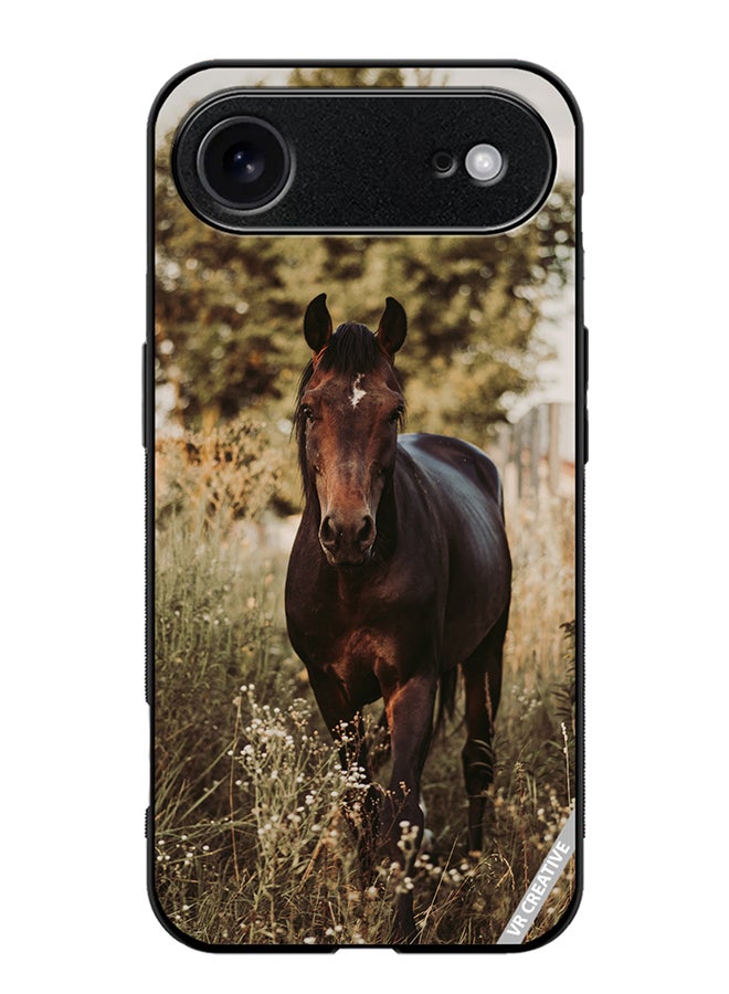 VR CREATIVE Protective Case Cover For Apple iPhone 17 Air Brownie Horse Design Multicolour