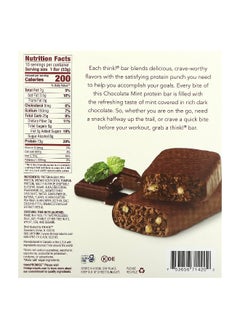 think! Think !, High Protein Bars, Chocolate Mint, 10 Bars, 1.86 oz (53 g) Each  - Image 2