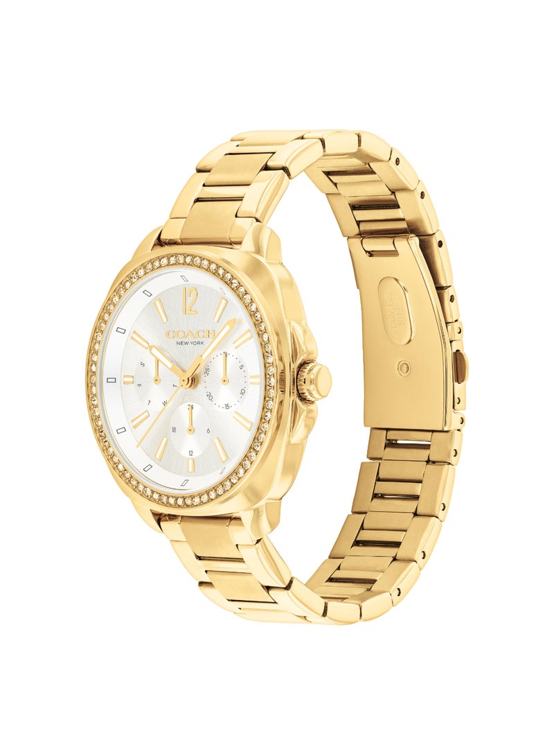 COACH WATCHES TONNEAU ANALOG WOMEN'S SILVER WHITE CASE WATCH - 14504397 - Image 1