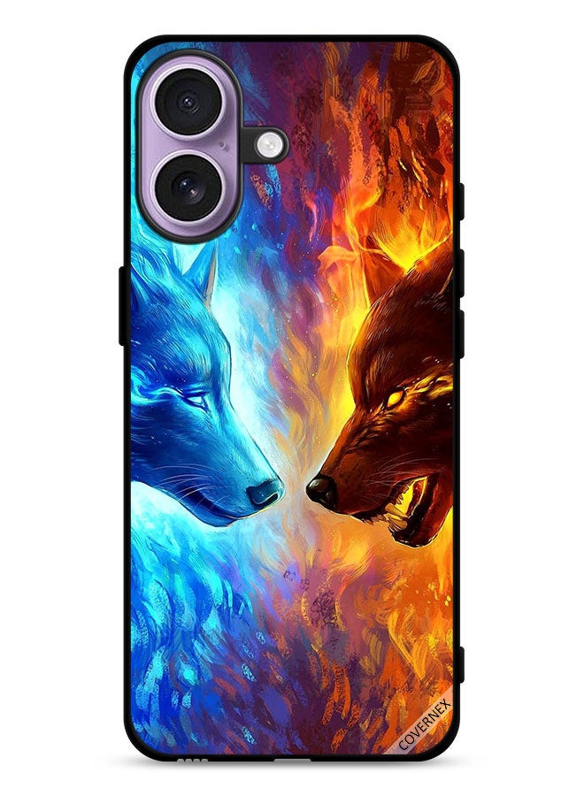 Covernex Apple iPhone 17 Protective Case Cover Water & Fire Wolf - Image 1