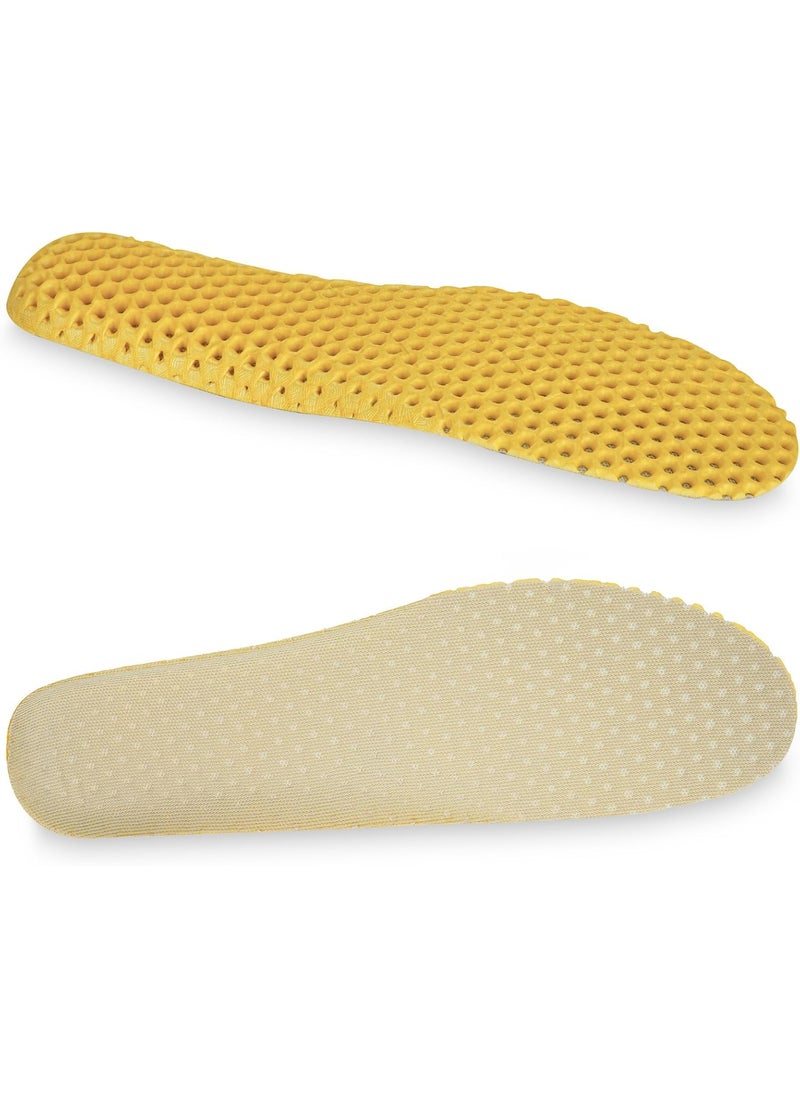 Linkidea - Linkidea Orthotic Insoles for Plantar Fasciitis and Arch Support, Trim-to-Fit Shoe Inserts with Compression Resistance Fit Brooks GTS 22, Adidas, Nike Shoes (US Men 10/Women 11.5) - Image 1