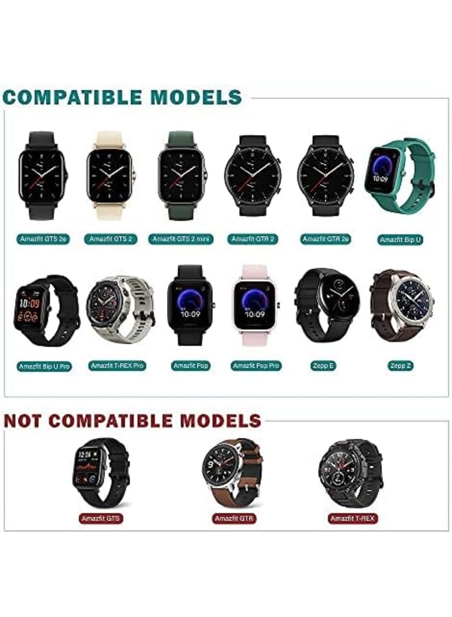 Charger Compatible With Amazfit Gtr 2 Gtr 2E Gtr 2 Esim Gts 2 Mini Gts 2E Bip U Bip U Pro Pop Pro Zepp E Zepp Z T Rex Pro Usb Charging Cable 3.3Ft 100Cm Smartwatch Accessories - Image 2