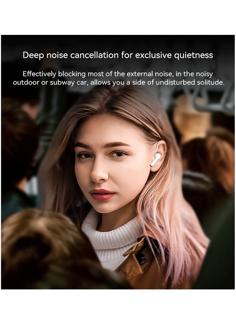 Yesido Yesido TWS24 Wireless Charge Cancellation ANC+ENC Noise Cancellation True Wireless Bluetooth Earphone - White  - Image 5