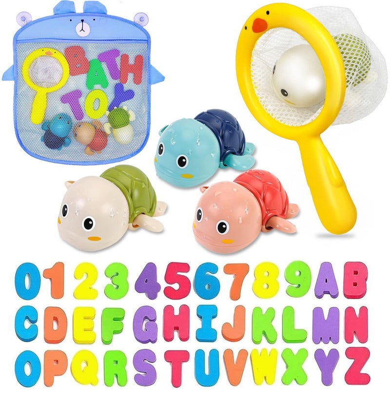 YYMHMF Bath Toys Kids Age 13 Foam Bath Letters And Numbers Abc Alphabet Learning Toys Bathtub Toys Toddlers 24 Water Pool Shower Tub Toy Babies Infant 69121824 Months Gifts For 16 Year Old Boy Girl - Image 2
