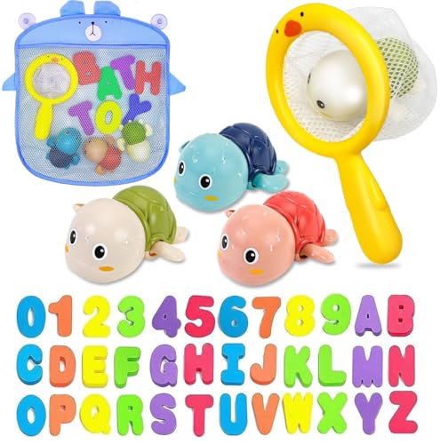 YYMHMF Bath Toys Kids Age 13 Foam Bath Letters And Numbers Abc Alphabet Learning Toys Bathtub Toys Toddlers 24 Water Pool Shower Tub Toy Babies Infant 69121824 Months Gifts For 16 Year Old Boy Girl - Image 1