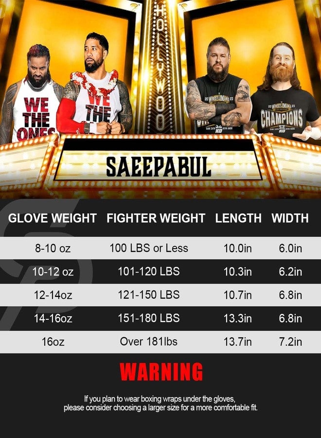 SAEEPABUL Essential S200 Boxing Gloves for Men and Women Suitable for Boxing Kickboxing Mixed Martial Arts Maui Thai MMA Heavy Bag Fighting Training Black, 12oz - Image 5