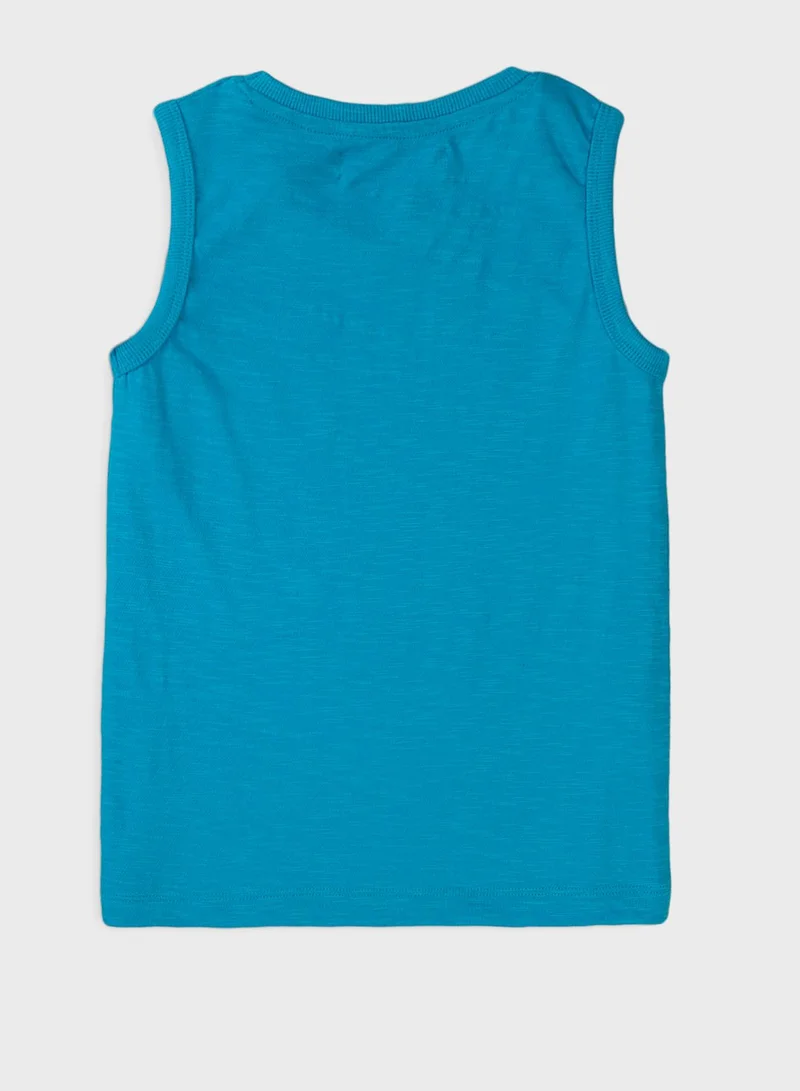 MINOTI Teen Basic Slub Vest