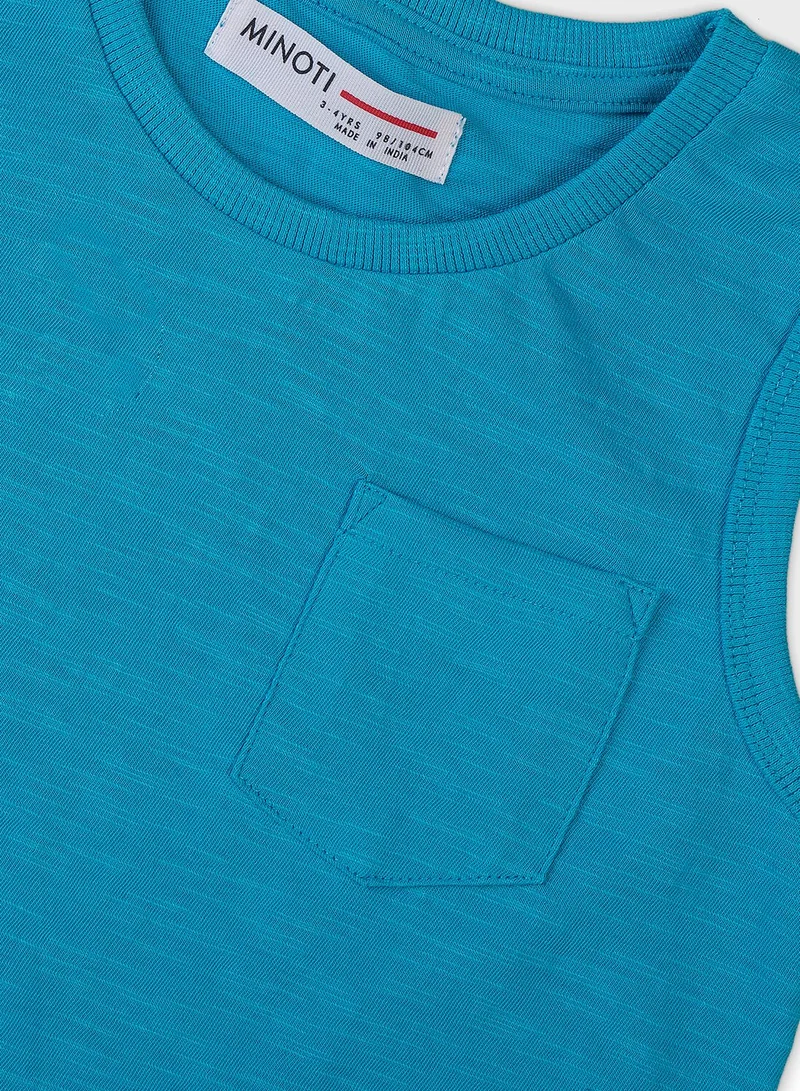 MINOTI Teen Basic Slub Vest