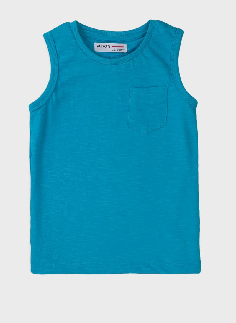 MINOTI Teen Basic Slub Vest