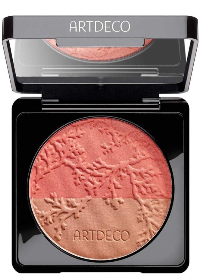 ARTDECO BRONZING BLUSH TWO-COLORED BLUSHER - LIMITED CORAL DESIGN 
