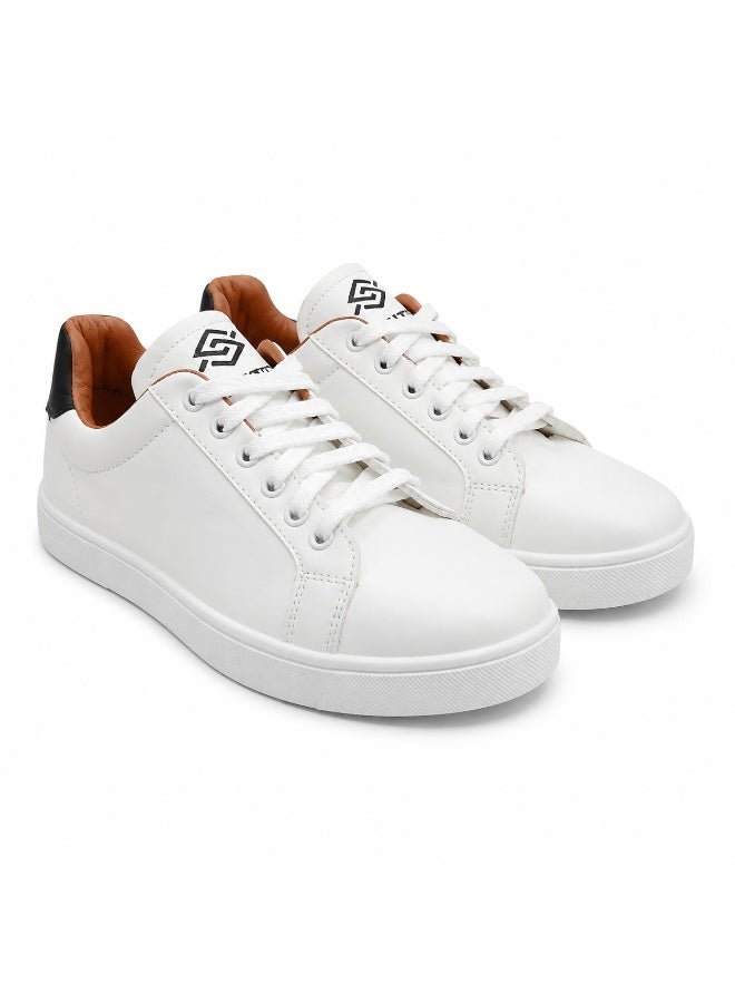 Men’S Casual Lace-Up Low-Top Sneakers With Padded Collar – Everyday Shoes For Work, College, Travel And Outings - Image 5