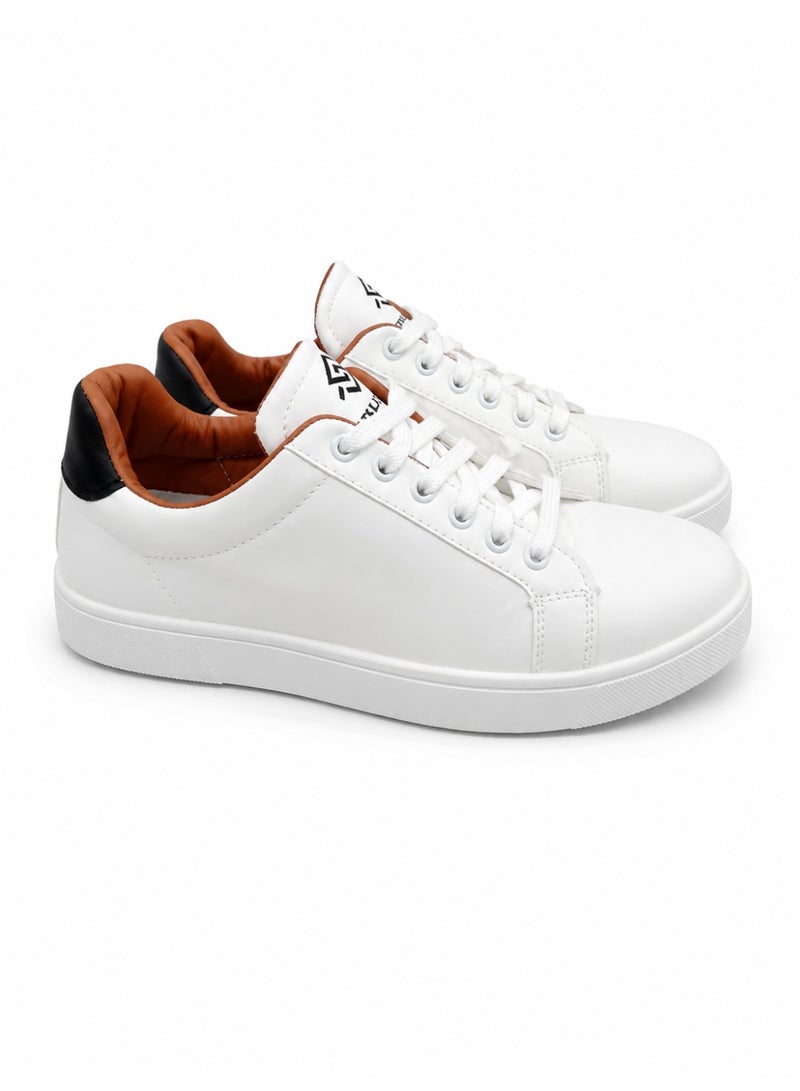 Men’S Casual Lace-Up Low-Top Sneakers With Padded Collar – Everyday Shoes For Work, College, Travel And Outings - Image 3