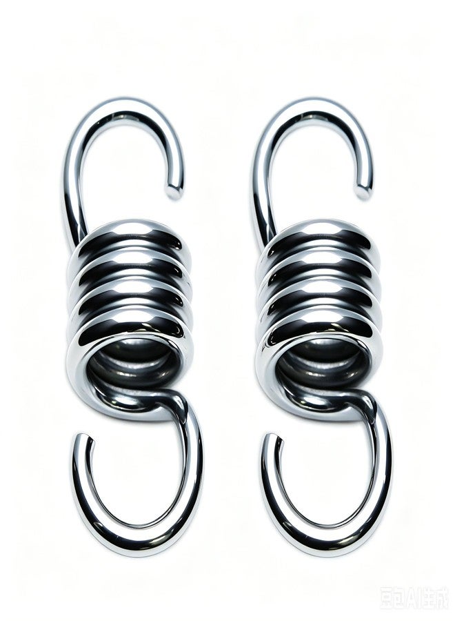 MIKMAYTOO Heavy Duty Spring Hammock Chair Swing Hook Suspension Extension - Image 1