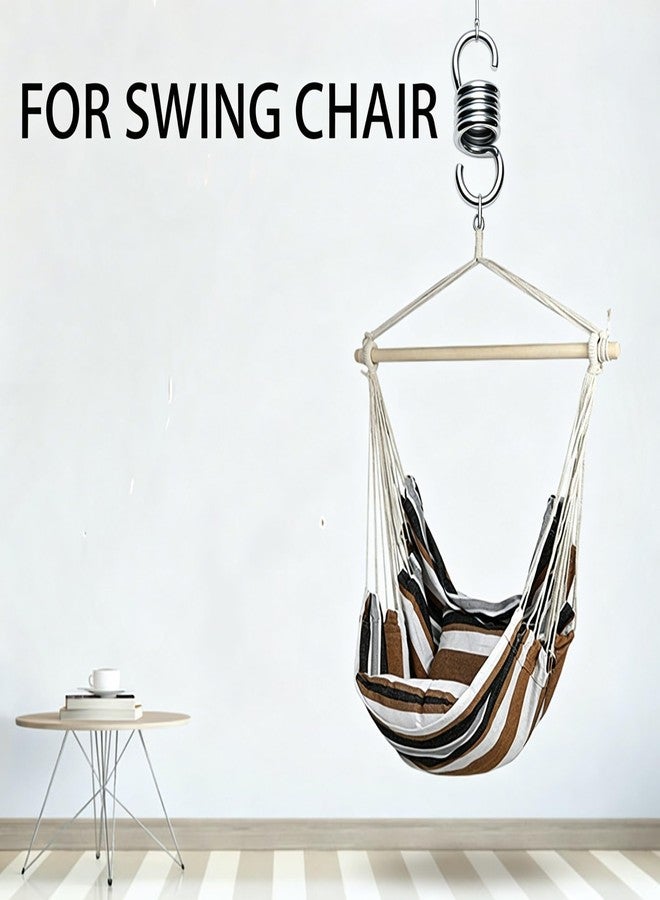 MIKMAYTOO Heavy Duty Spring Hammock Chair Swing Hook Suspension Extension - Image 4