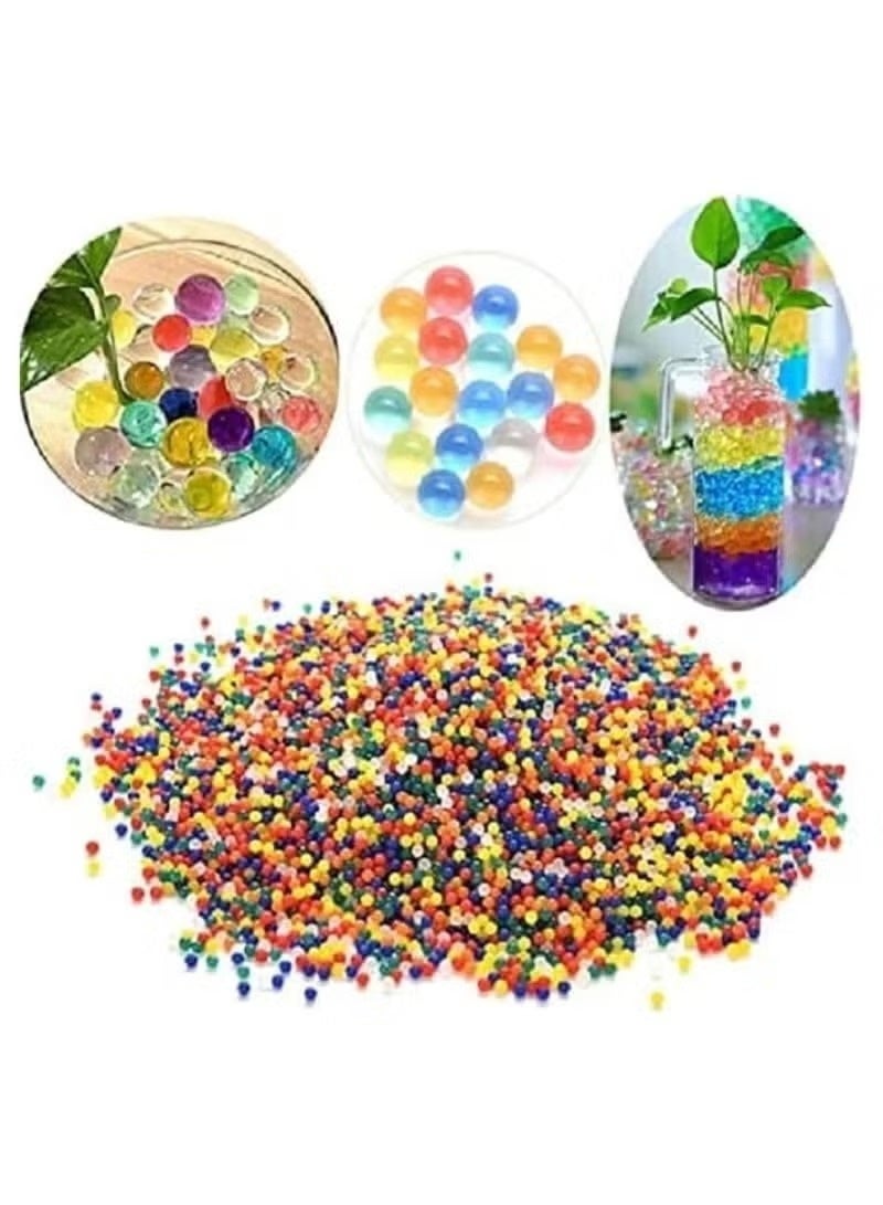 20,000 Rainbow Mix Water Beads Growing Balls Jelly Water Gel for Garden, Vases, and Home Decor - Image 2