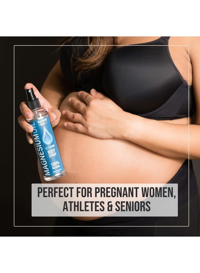 Magnum Solace Magnesium Oil Spray - 100% Natural Magnesium Spray – Made with Dead Sea Salt, Stronger Than Magnesium Lotion and Magnesium Cream - Image 3