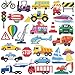 Labeol Diamond Art Kits for Kids Boys and Girls Ages 681012 Easy to DIY Creative Diamond Art Sticker Craft by Numbers Kits for Kids and Adult Beginners Transportation - Image 3