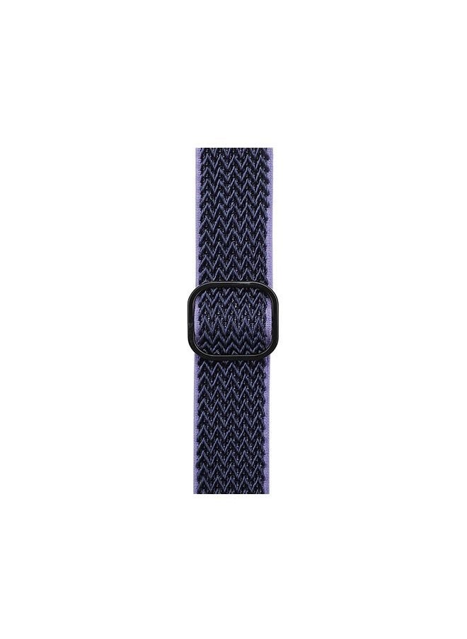 Generic - Braided Solo Loop Stretchy Strap Compatible with Apple Watch Band SE 42/44/45mm iWatch Series 7/6/5/4/3/2/1 - Image 1
