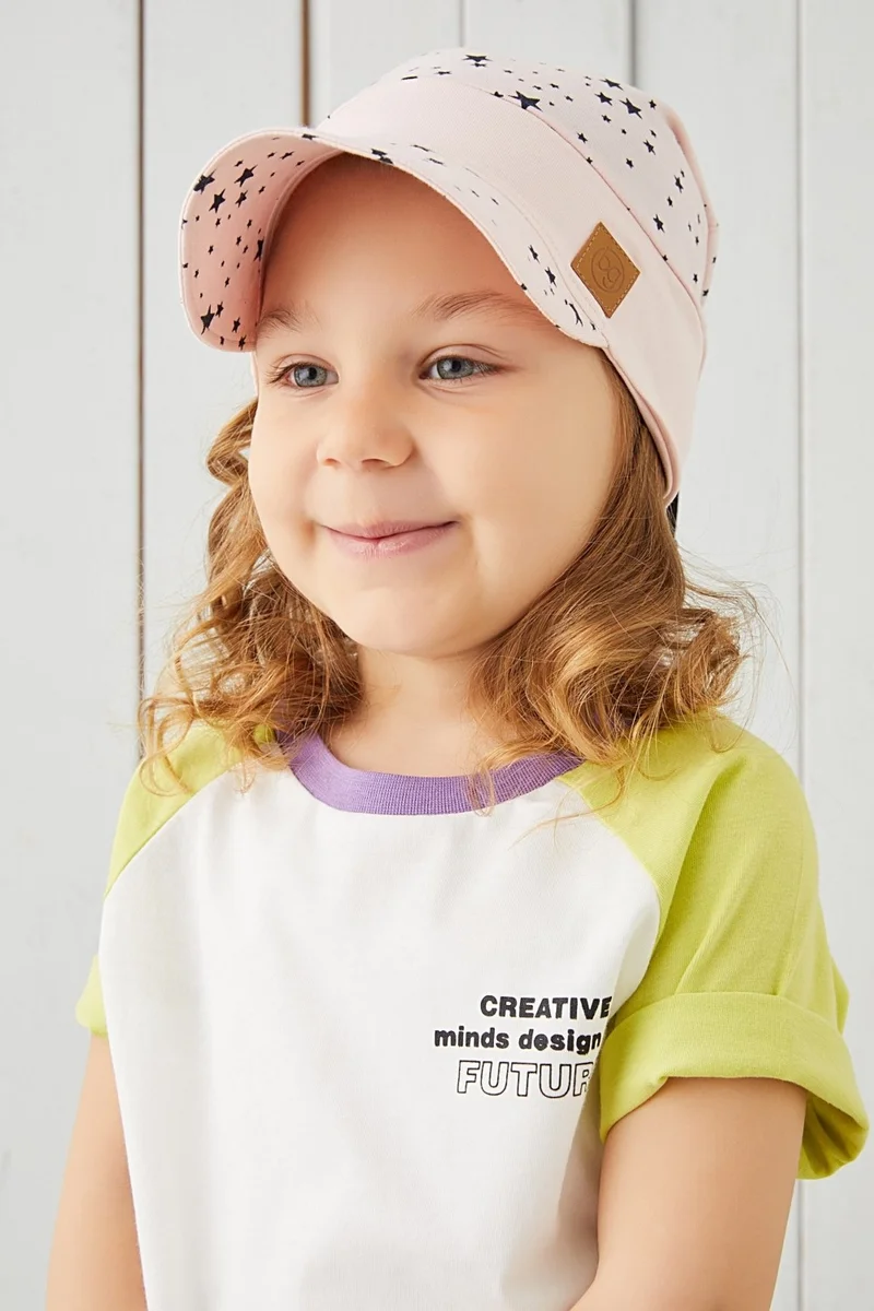 Babygiz Cotton Handmade Soft Baby Girl Child Visor Powder Summer Spring Bow Hat