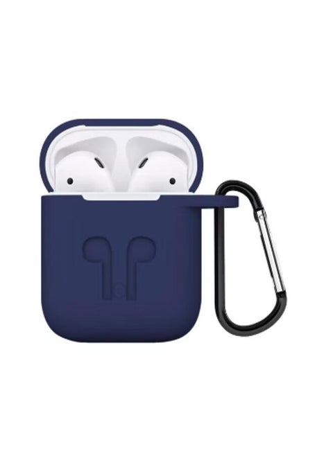Protective Silicone Case Cover With Carabiner For Apple AirPods