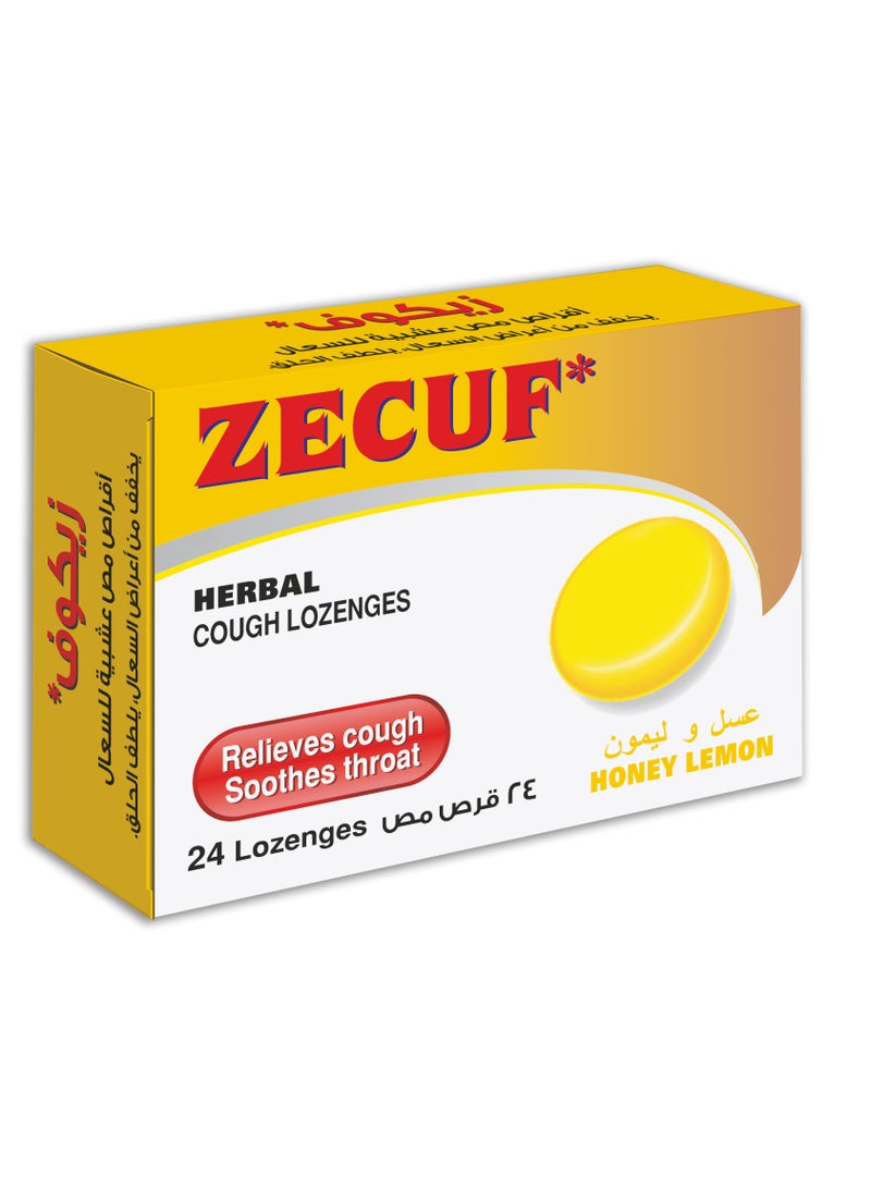 Herbal Lozenges Honey & Lemon 24s