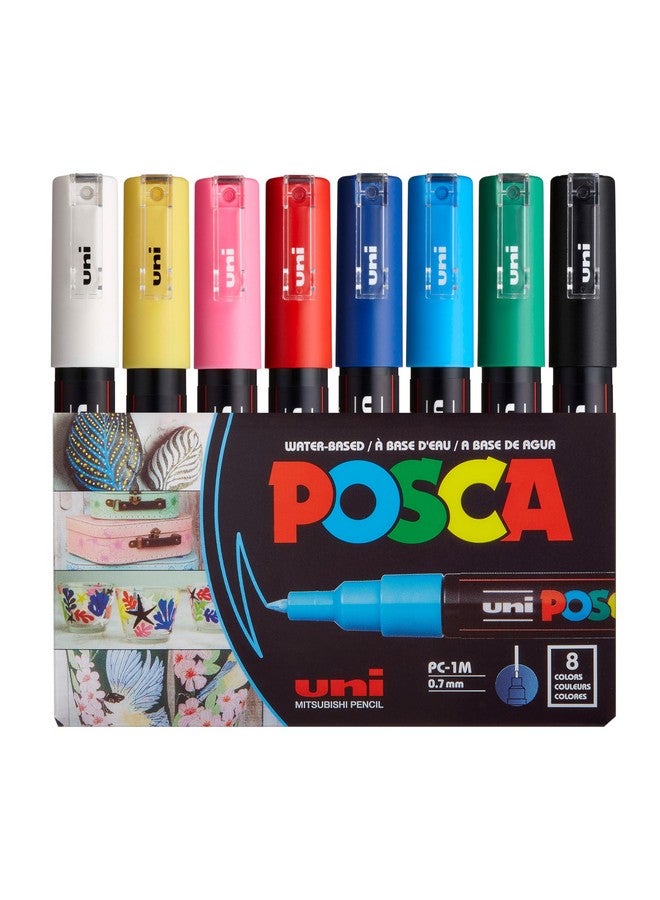 POSCA Ca Markers 1M, Posca Pens For Art Supplies, School Supplies, Rock Art, Fabric Paint, Fabric Markers, Paint Pen, Art Markers, Posca Paint Markers - Image 1