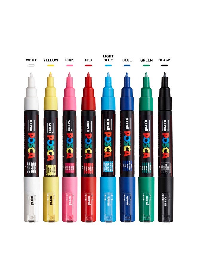 POSCA Ca Markers 1M, Posca Pens For Art Supplies, School Supplies, Rock Art, Fabric Paint, Fabric Markers, Paint Pen, Art Markers, Posca Paint Markers - Image 2