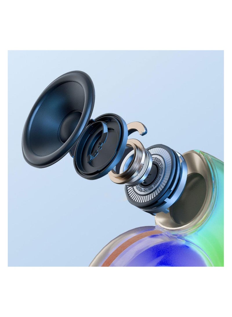 Conch Music Light – Bluetooth Speaker with Colorful LED Night Light, Touch Control, Wireless Portable Speaker for Relaxation, Ambient Lighting, and Music Syncing - Image 4