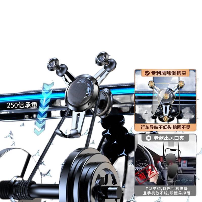 GLX Black Car Phone Holder for Universal Fit - Image 5