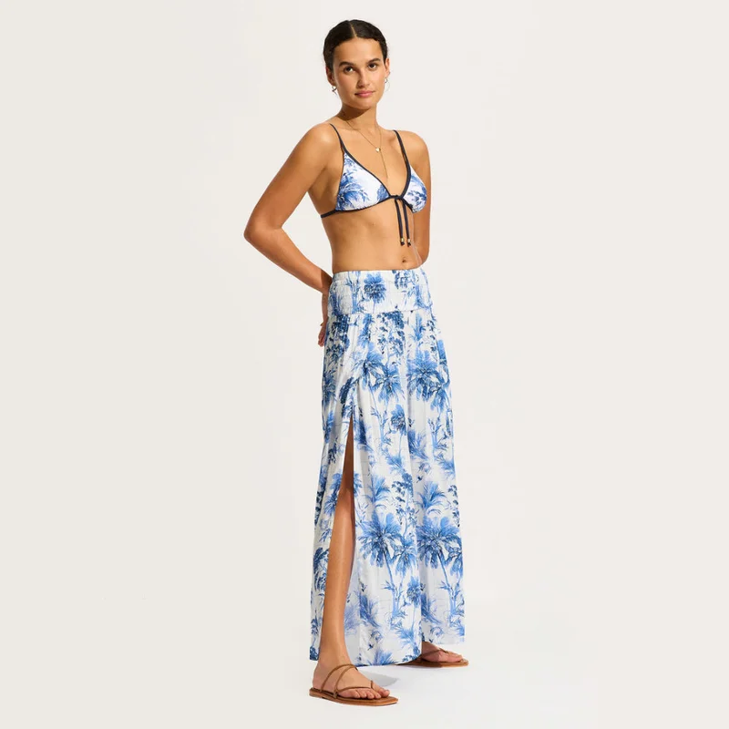 Seafolly  Marbella Shirred Waist Wrap Pant - Women for Women | Best Price UAE