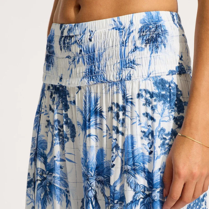 Seafolly  Marbella Shirred Waist Wrap Pant - Women for Women | Best Price UAE