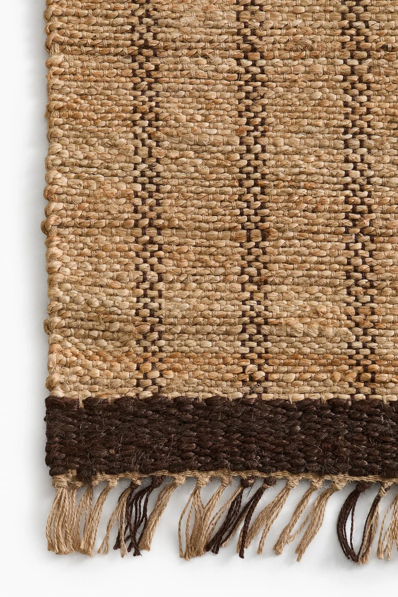 H&M Large fringed jute rug