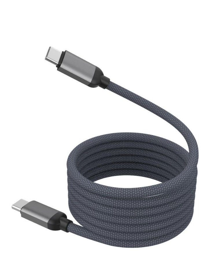ARKTechno 60W Magnetic Type C to Type C Cable Fast Charging 3.28Ft/1.M, 480Mbps USB C to USB C Cable Data Sync Nylon Braided for iPhone 16/16 Plus/16 Pro/16 Pro Max/15, Galaxy S24/S23, MacBook - Image 2