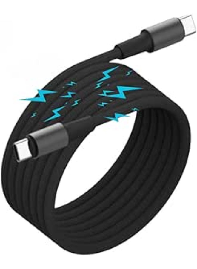 ARKTechno 60W Magnetic Type C to Type C Cable Fast Charging 3.28Ft/1.M, 480Mbps USB C to USB C Cable Data Sync Nylon Braided for iPhone 16/16 Plus/16 Pro/16 Pro Max/15, Galaxy S24/S23, MacBook - Image 3