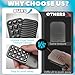 Chilvil Fidget Magnetic Slider Toy For Adults Metal Cool Gadgets Gift For Teen Boys Men Stress Anxiety Relief EDC Office Desk Stim Toy Autism Autistic ADHD Airplane Travel Road Trip Figette Classroom For Kid - Image 4