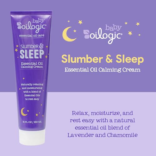 Oilogic Slumber & Sleep Baby Lotion - Gentle Calming Cream with 100% Pure Essential Oils for Smooth & Moisturized Skin - Pediatrician-Tested, Safe for Babies & Toddlers Baby Essentials Skincare - Image 2